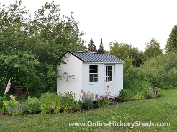 Hickory Sheds Side Utility with Single Door and 1 Window
